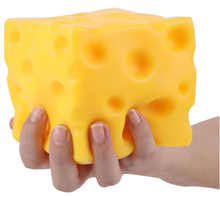 Carregar imagem no visualizador da galeria, Cheesy Squeeze Squishy Slow Rising Extra Soft Giant Block of Cheese For Kids and Adults