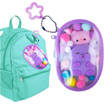 Carregar imagem no visualizador da galeria, Squishy Keychain Charms Capybara And Pig Fidget Stress Ball Toys With Pouch For Backpacks Keys More