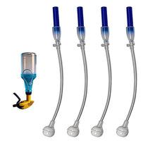 Carregar imagem no visualizador da galeria, 4PCS Universal Fit 360° Spray Bottle Adapter,universal Connector,Weighted Tube Replacement For Sprayers,upside Down Multi-angle Sprayer Attachment Flexible And Chemical-resistant