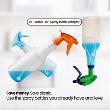 Carregar imagem no visualizador da galeria, 4PCS Universal Fit 360° Spray Bottle Adapter,universal Connector,Weighted Tube Replacement For Sprayers,upside Down Multi-angle Sprayer Attachment Flexible And Chemical-resistant
